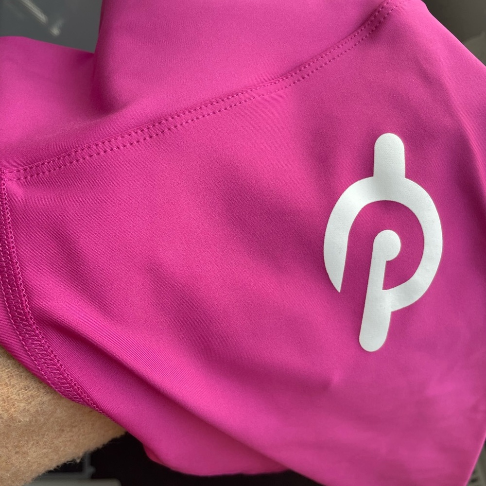 Pink Peloton leggings